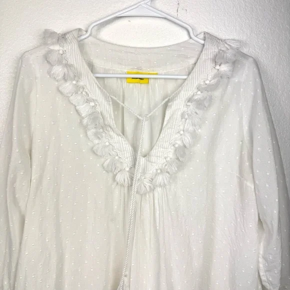 ROBERTA ROLLER RABBIT Women's White Hafsa Top size S - Picture 3 of 10